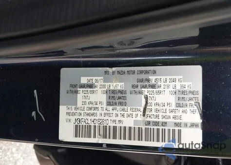 2017 Mazda Cx-5 Touring from USA, damaged, VIN JM3KFACL1H0162810